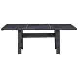 7 Piece Garden Dining Set Poly Rattan Black