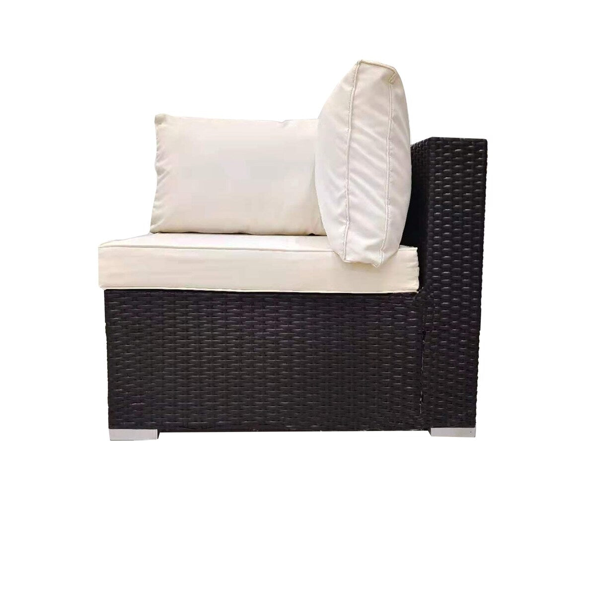 7 Piece Outdoor Sofa Furniture Set, With Cushions And Coffee Table For Your Leisure Time At Sunset Or On Vacation Or Party.