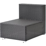 7 Piece Outdoor Sofa Furniture Set, With Cushions And Coffee Table For Your Leisure Time At Sunset Or On Vacation Or Party.