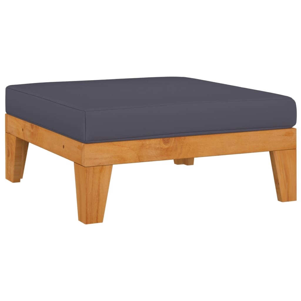 7 Piece Patio Lounge Set with Cushions Solid Acacia Wood