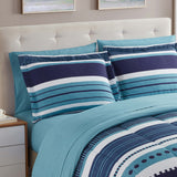 7-Piece Printed Bed in a Bag Comforter and Sheet Sets
