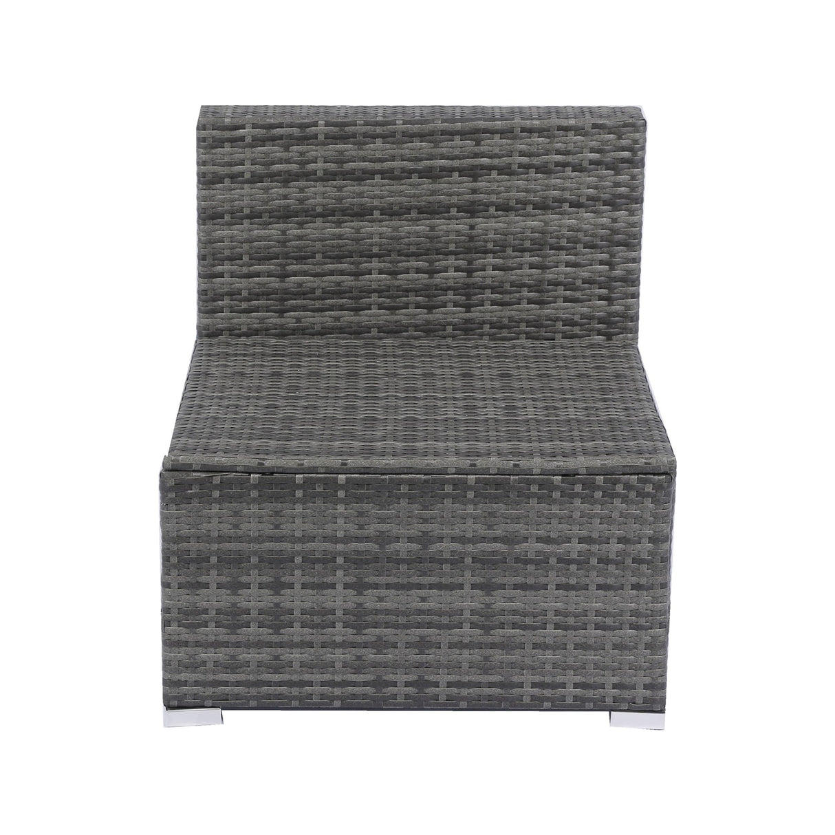 7-Piece Rattan Patio Sofa Set with Canopy