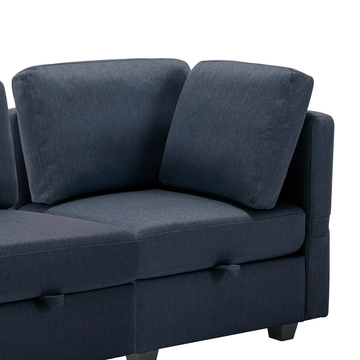 7 Piece Sofa Set with One 3-Seater Sofa and Two 2 Loveseats
