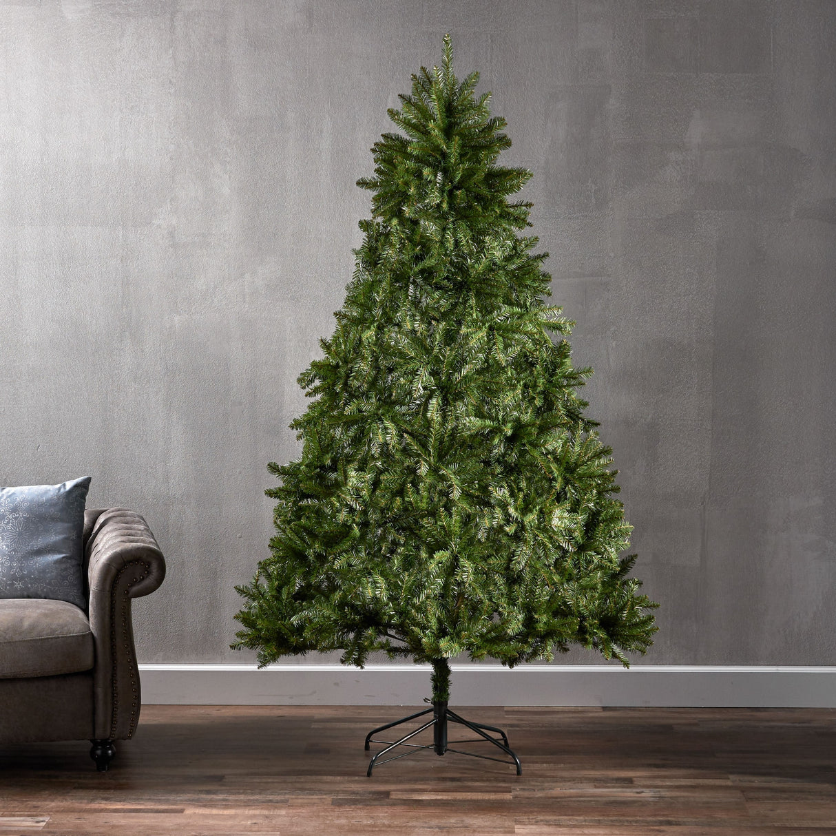 7-foot Fraser Fir Pre-Lit String Light or Unlit Hinged Artificial Christmas Tree by Christopher Knight Home