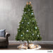 7-foot Fraser Fir Pre-Lit String Light or Unlit Hinged Artificial Christmas Tree by Christopher Knight Home