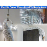 7 in 1 Microfiber Floor Mop Broom Duster Squeegee & Dryer Scrubber Sponge