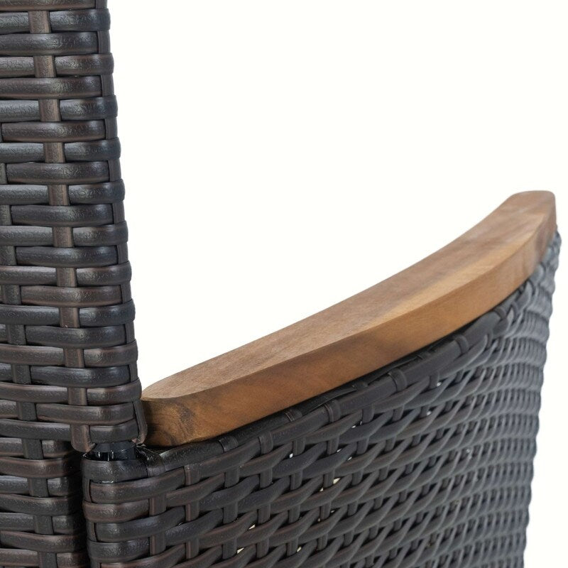 7 piece Outdoor Patio Wicker Dining Set Patio Wicker Furniture Dining Set