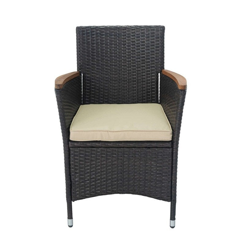 7 piece Outdoor Patio Wicker Dining Set Patio Wicker Furniture Dining Set
