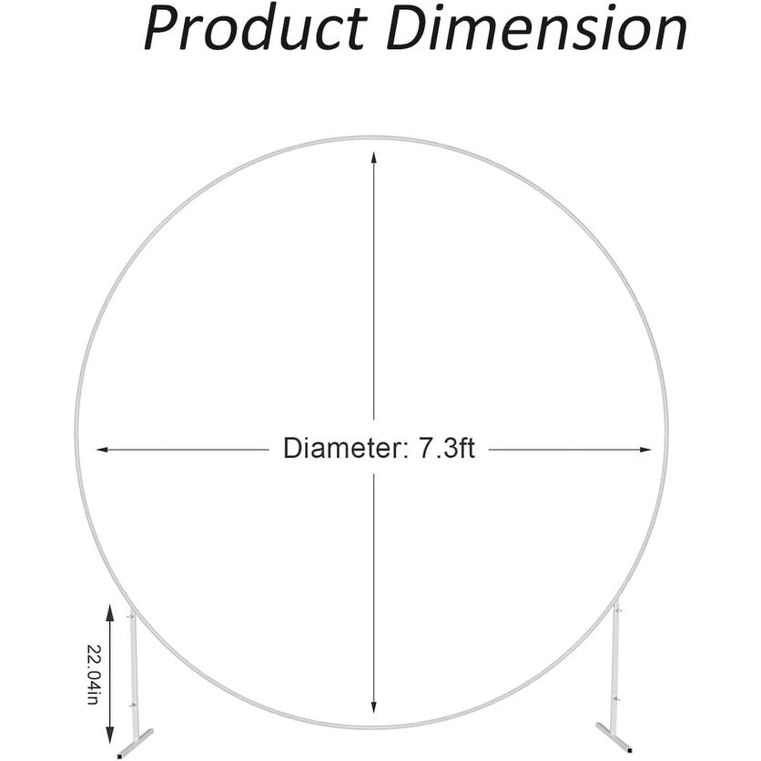 7.3FT Round Backdrop Stand
