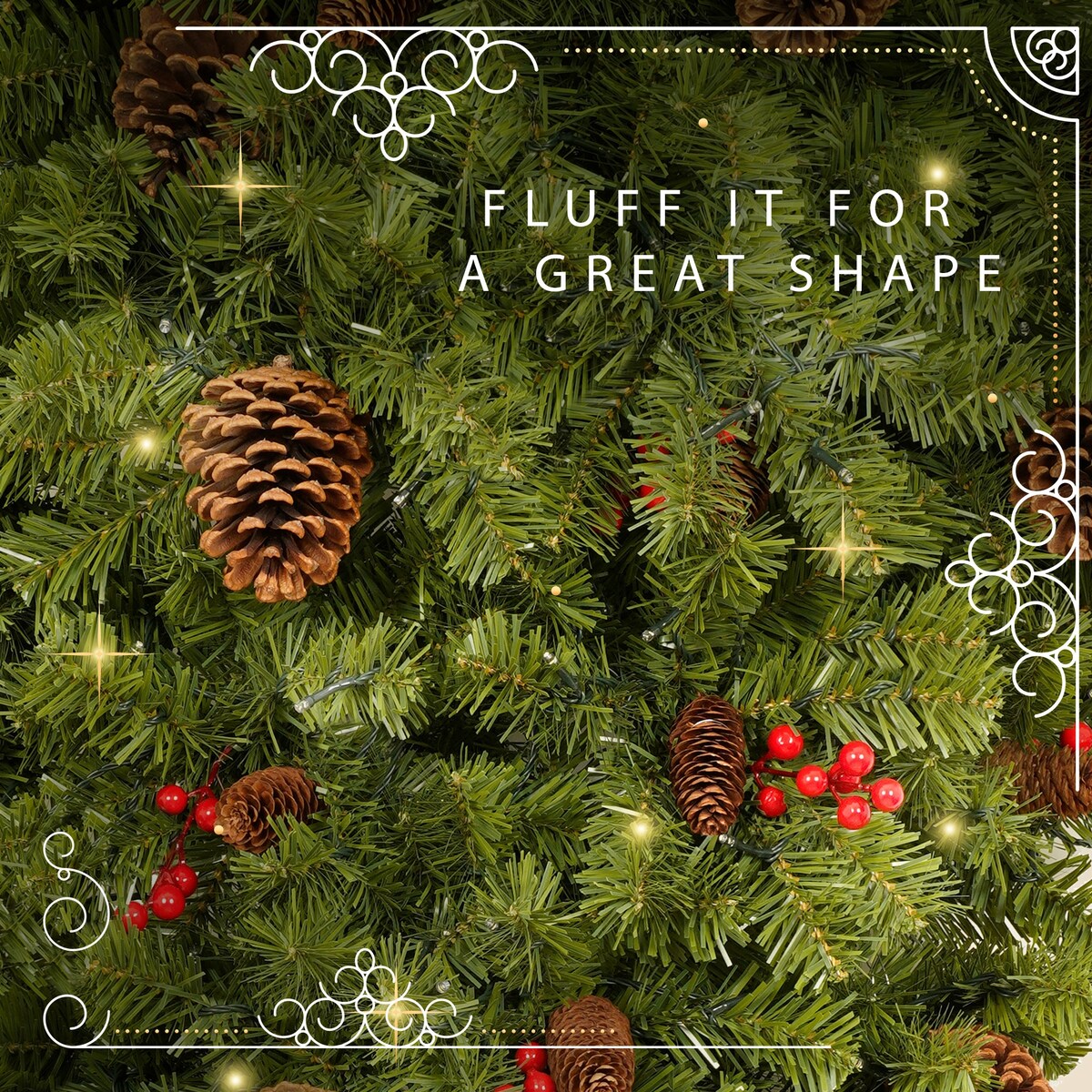 7.5/6ft Upside Down Hanging Quarter Tree, Christmas tree hanging from the ceiling, Xmas Tree with 300 LED Warm White Lights