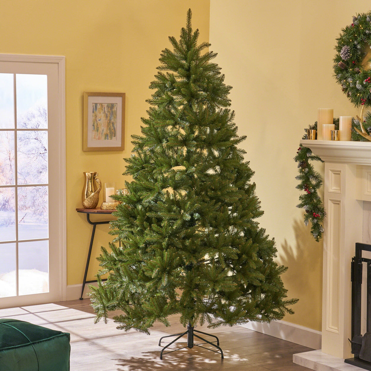 Fraser Fir Hinged 7.5-foot Artificial Christmas Tree by Christopher Knight Home