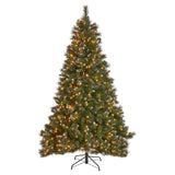 7.5-ft Spruce Pre-Lit or Unlit Artificial Christmas Tree with Glitter Branches Red Berries Pinecones by Christopher Knight Home