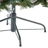 7.5-ft Spruce Pre-Lit or Unlit Artificial Christmas Tree with Frosted Branches Red Berries Pinecones by Christopher Knight Home