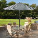 7.5" Patio Umbrella Outdoor Table Market Umbrella with Push Button Tilt and Crank