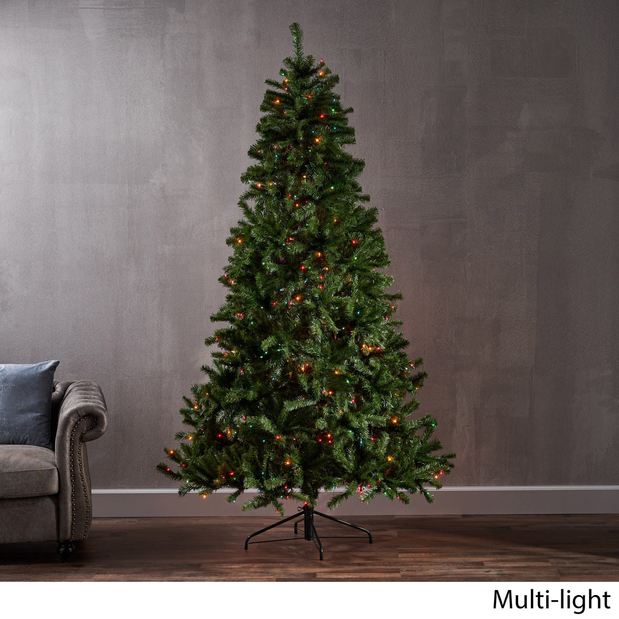 7.5-foot Noble Fir Artificial Christmas Tree by Christopher Knight Home