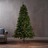 7.5-foot Noble Fir Artificial Christmas Tree by Christopher Knight Home