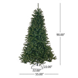 7.5-foot Noble Fir Artificial Christmas Tree by Christopher Knight Home