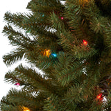 7.5-foot Noble Fir Artificial Christmas Tree by Christopher Knight Home