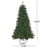 7.5-foot Noble Fir Artificial Christmas Tree by Christopher Knight Home