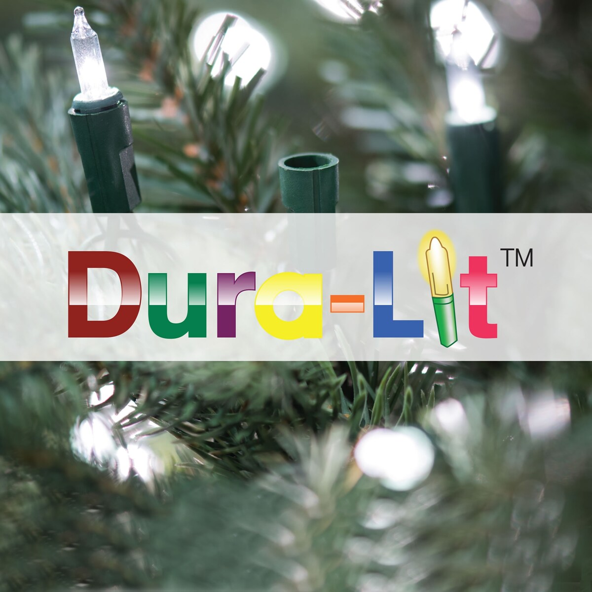 7.5' x 23" Durham Pole Pine Tree with 250 Warm White LED Lights