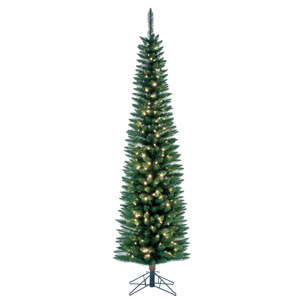 7.5' x 23" Durham Pole Pine Tree with 250 Warm White LED Lights