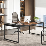 70.86 Inches Large Executive Computer Desk,6FT Conference Table,Dining Table for 4-6 Prople