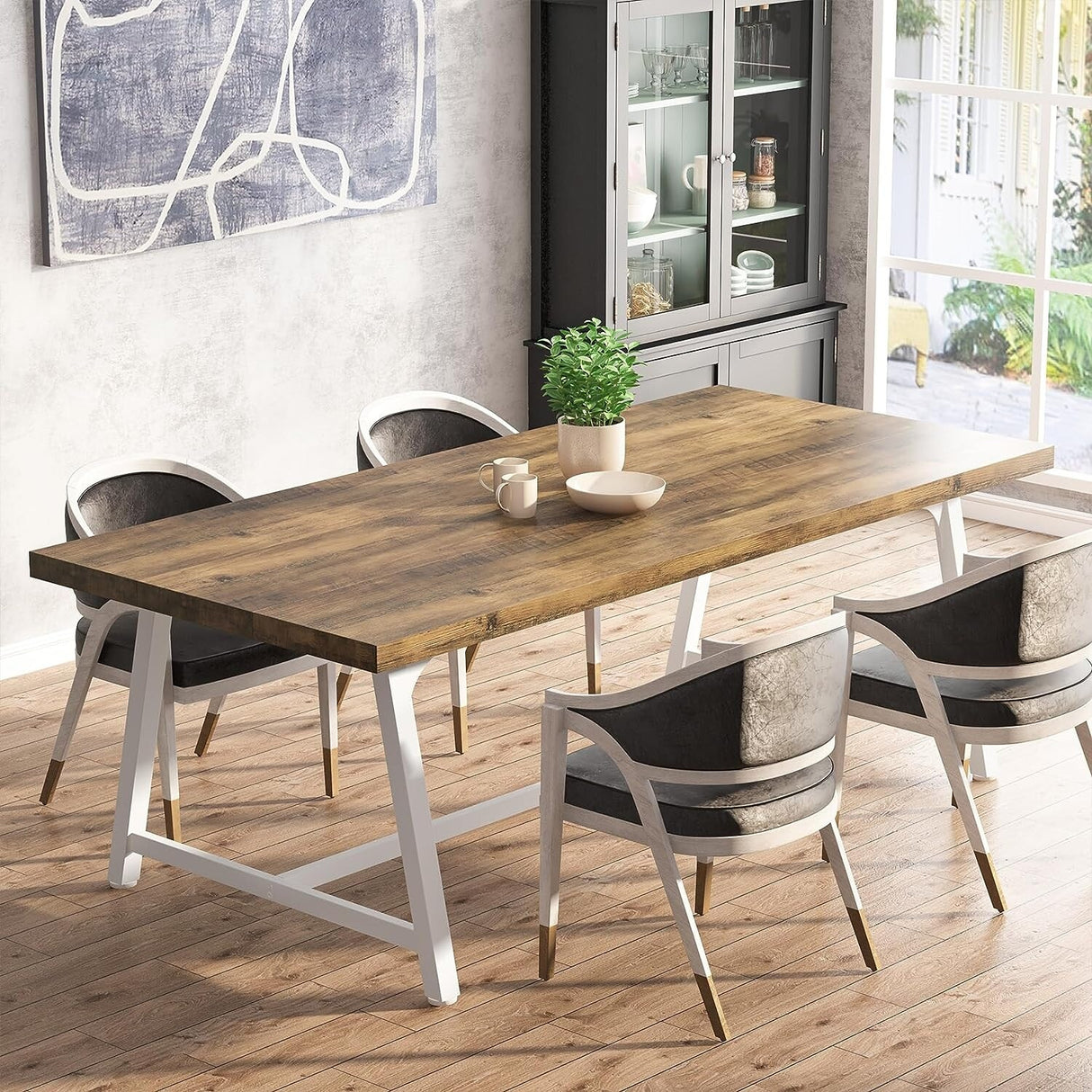 70.87 Inches Dining Table for 8 People