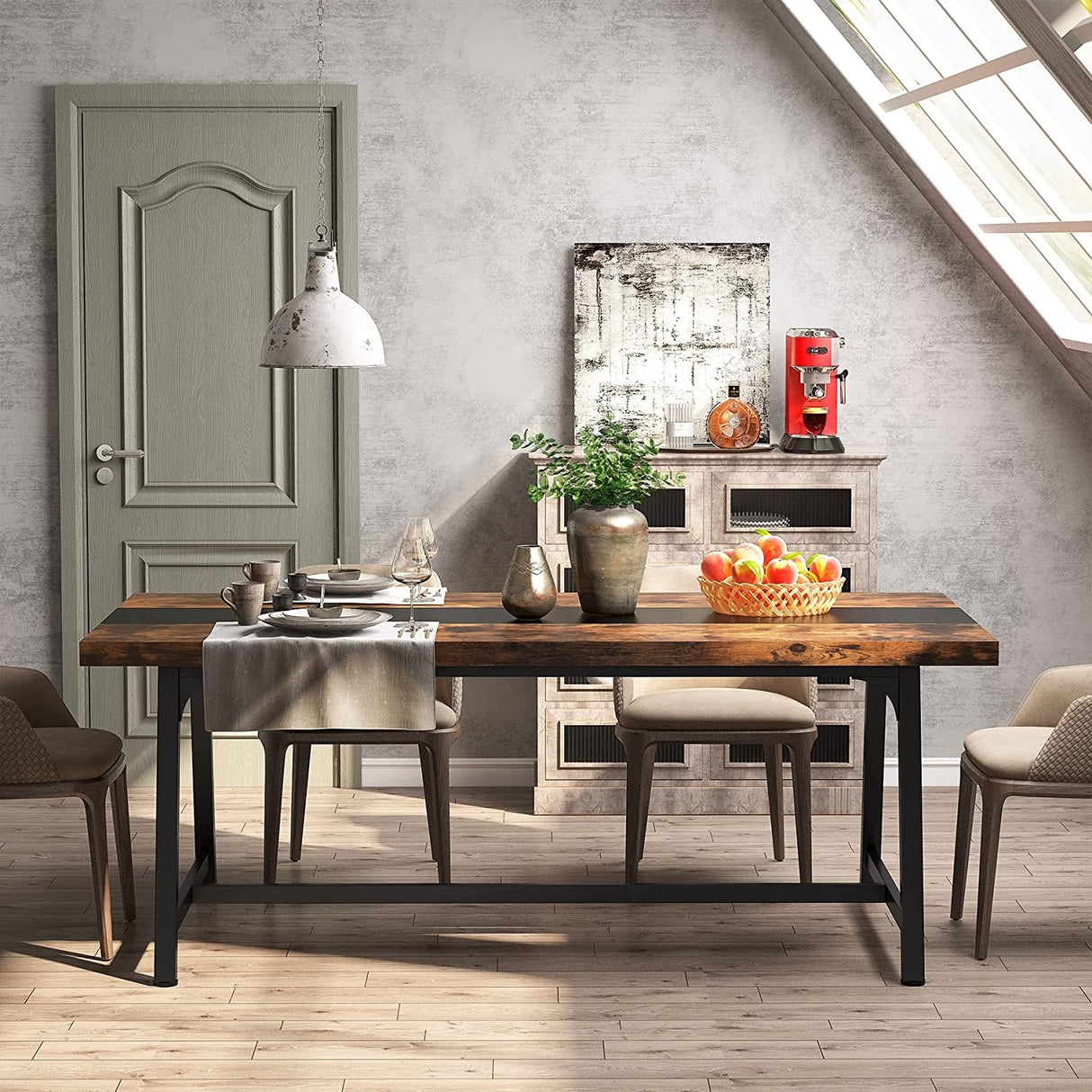 70.87 Inches Dining Table for 8 People