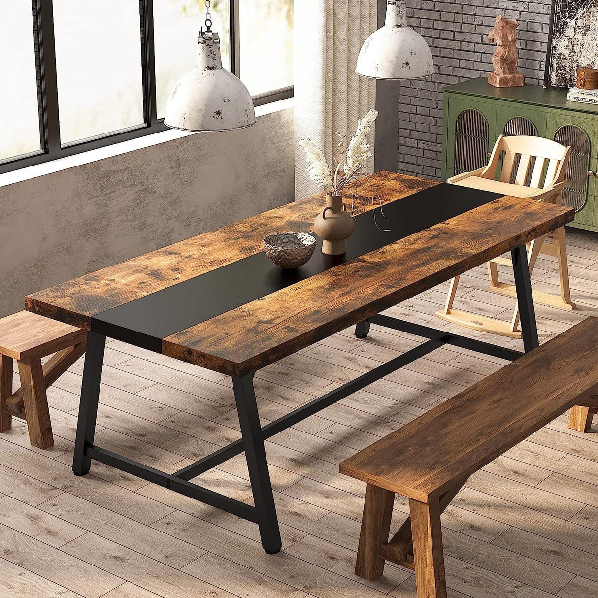 70.87 Inches Dining Table for 8 People