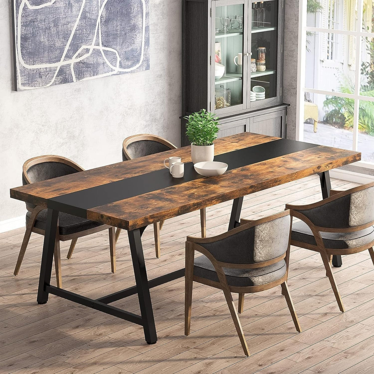 70.87 Inches Dining Table for 8 People