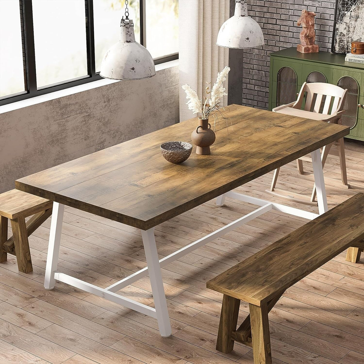70.87 Inches Dining Table for 8 People