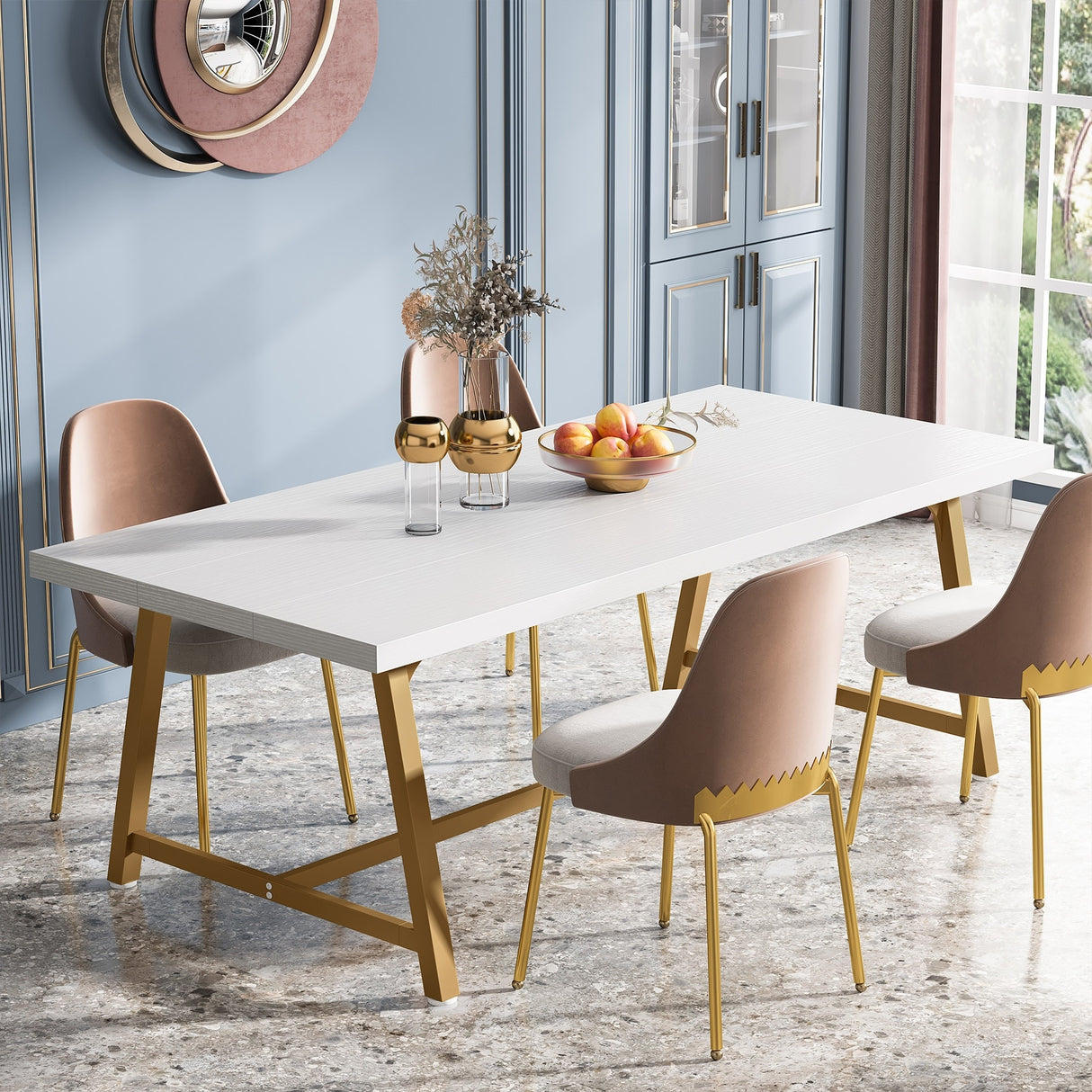70.87 Inches Dining Table for 8 People