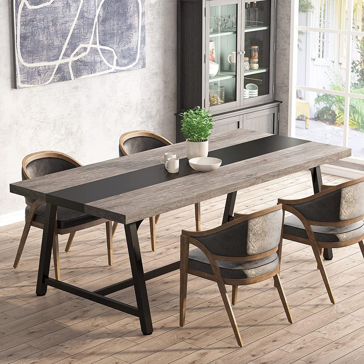70.87 Inches Dining Table for 8 People