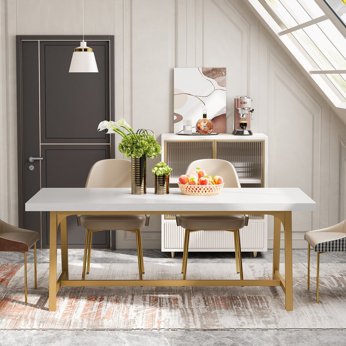 70.87 Inches Dining Table for 8 People