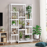 6-Tier Tall Bookshelf and Bookcase, 70.9 inch 12-Shelf Display Shelves for Living Room