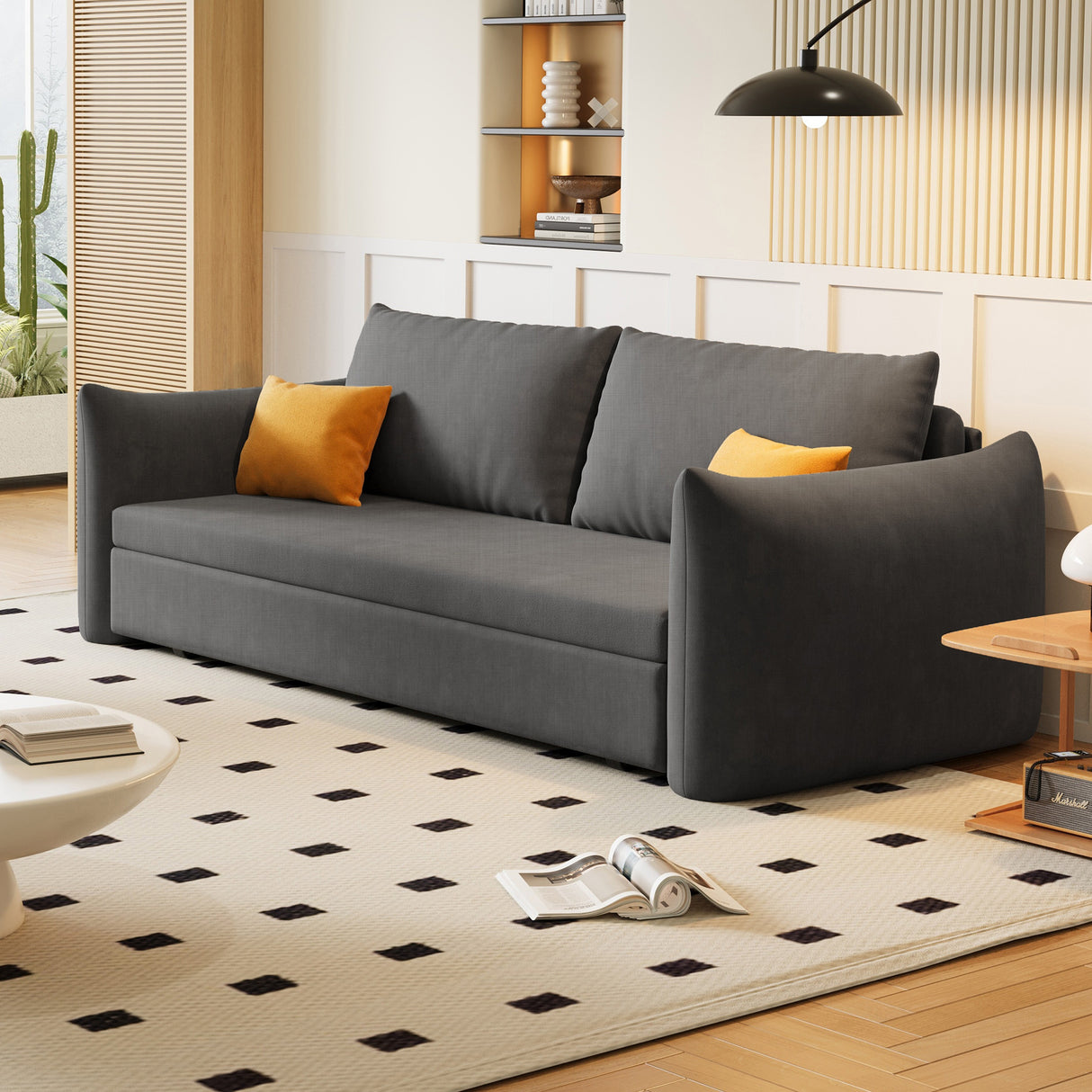 70.9" Double Sleeper Sofa & Sofa Bed Pull Out Couch with Storage - 70'9" x 34'6"