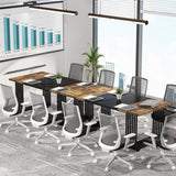 70.9" Modern Office Desk, Wood Computer Desk Large Executive Desk