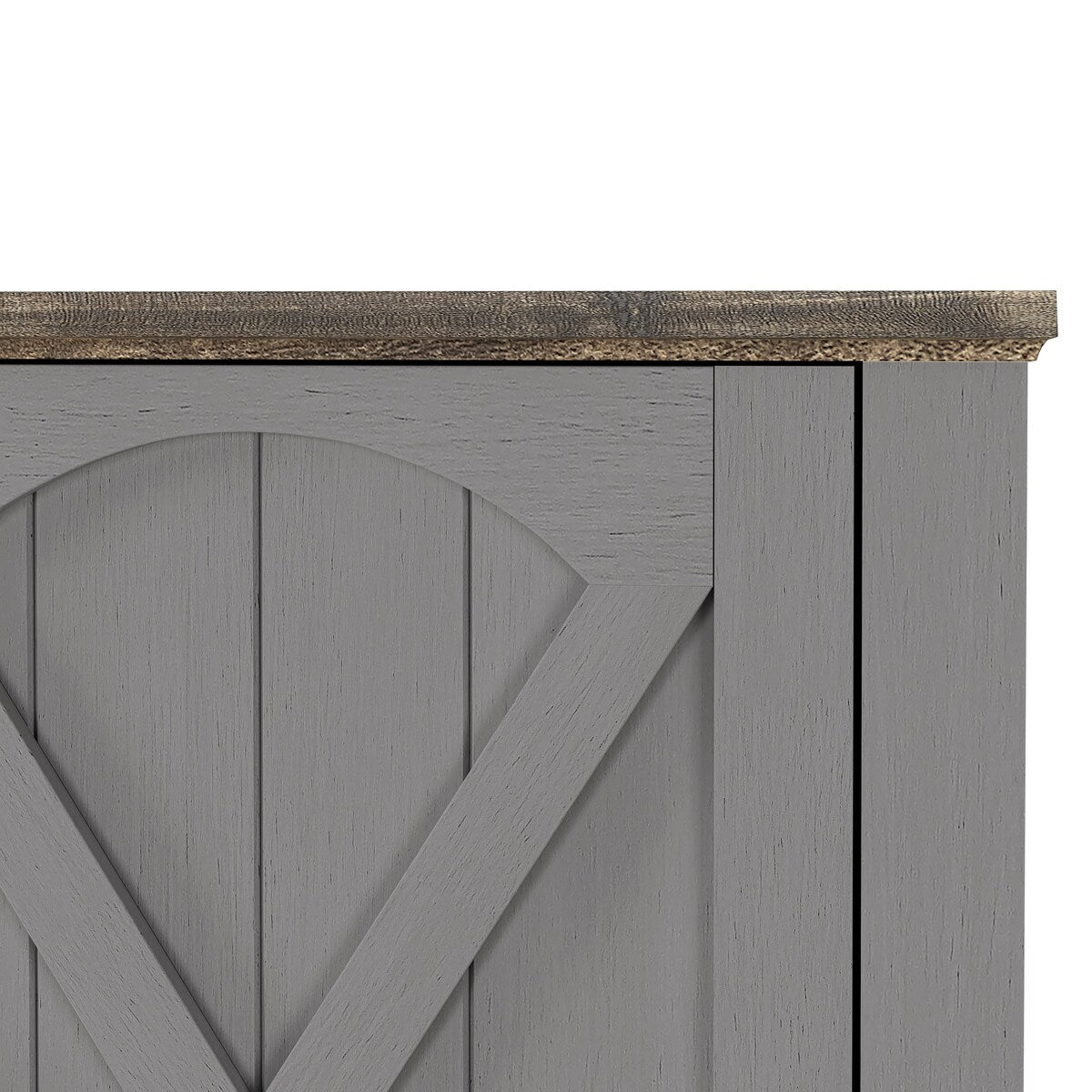 70" Farmhouse TV Stand with Fireplace, Fits up to 75" TV - 70"W x 30"H x 14.5"D