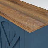 70" Farmhouse TV Stand with Fireplace, Fits up to 75" TV - 70"W x 30"H x 14.5"D