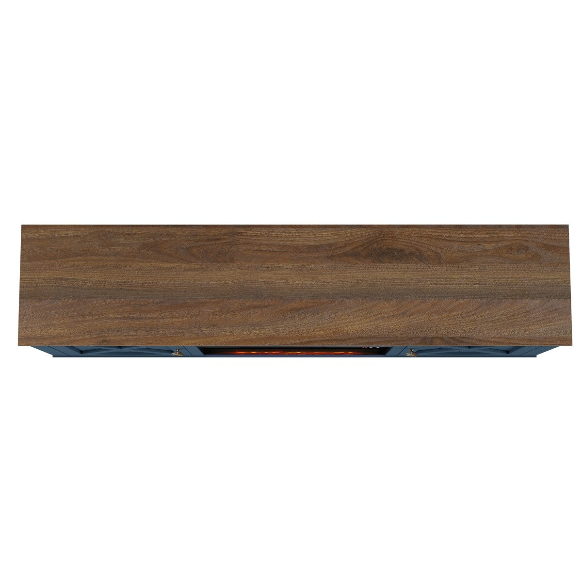 70" Farmhouse TV Stand with Fireplace, Fits up to 75" TV - 70"W x 30"H x 14.5"D