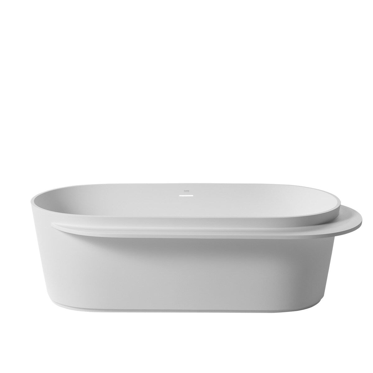 71 IN. Solid Surface Freestanding Bathtub