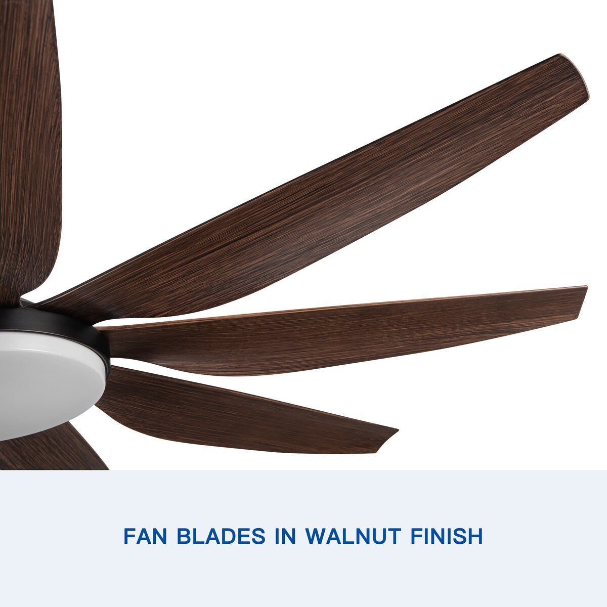 71" Adjustable 6-Speed LED Ceiling Fan with 9 Wood Grain Blades