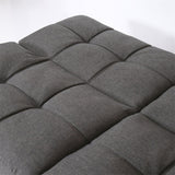 71'' Wide Futon Sofa Bed Adjustable Arms Tufted Back Convertible Futon Sleeper Sofa Tufted Folding Couch