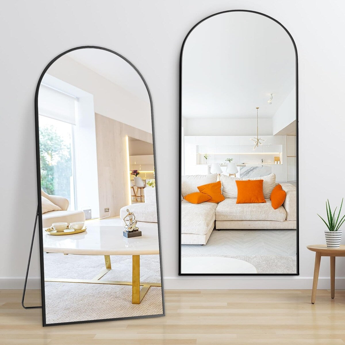 71x28"Arch Full Length Mirror,Modern Design Standing Floor Mirror,Full Body Mirror for Living Room,Bedroom,Bathroom,Cloakroom