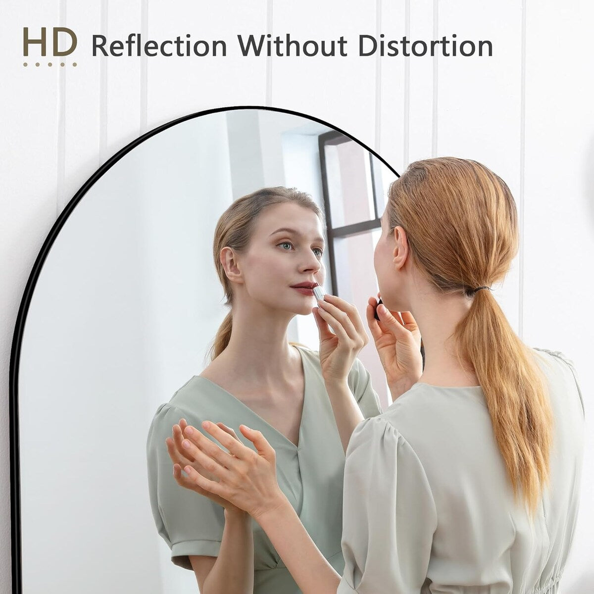 71x28"Arch Full Length Mirror,Modern Design Standing Floor Mirror,Full Body Mirror for Living Room,Bedroom,Bathroom,Cloakroom