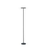 72" Matte Black LED Torchiere Floor Lamp