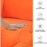 72-inch 3 Seater Couch Sofa With Thick Cushion And Wood Legs