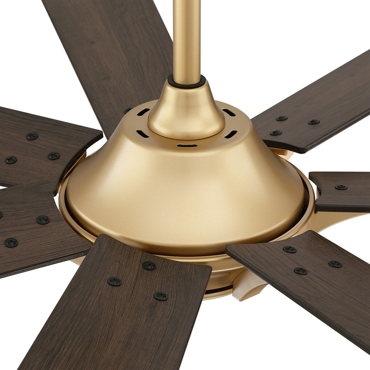 72" Wooden 7-Blade Large Outdoor Industrial DC Ceiling Fan with Remote