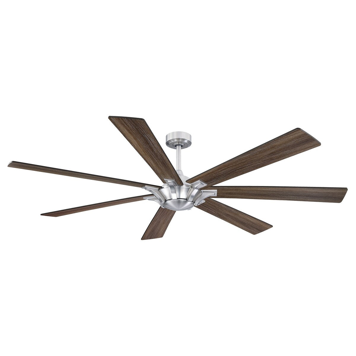 72" Wooden 7-Blade Large Outdoor Industrial DC Ceiling Fan with Remote