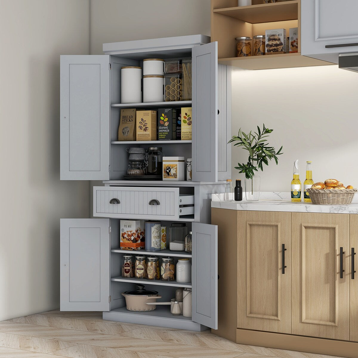 Tall kitchen larder sales